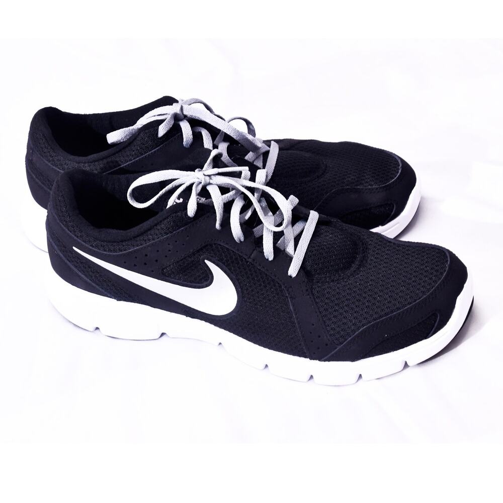 Nike Flex Experience RN 599572-005 Men's Size 11 Black White Running Shoes - Picture 2 of 7